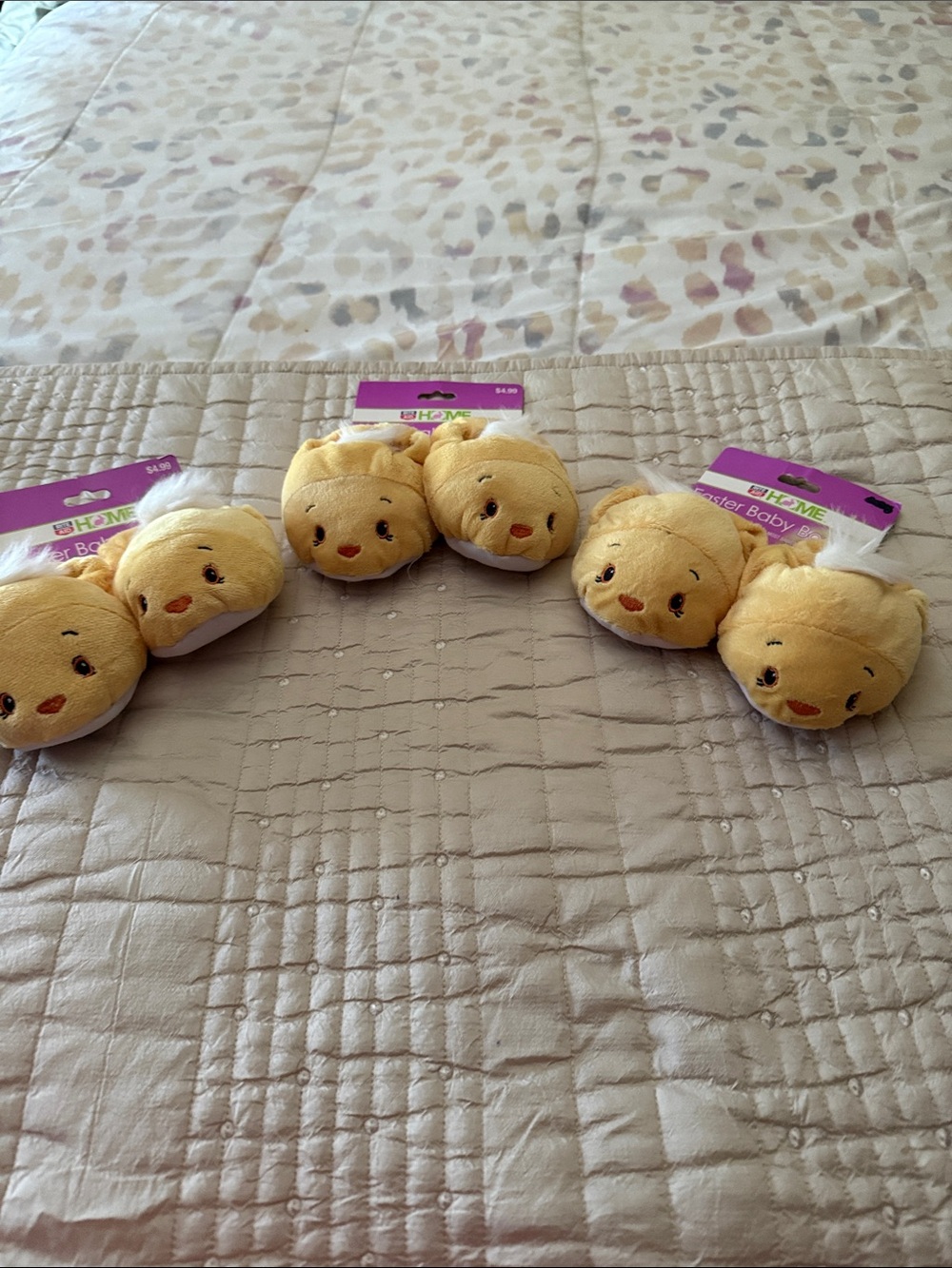 Plush Yellow Baby Character Small Pet Toy by